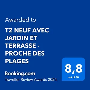 Apartment T2 Neuf Avec Jardin Et Terrasse - Proche Des Plages, Saint-Cyr-sur-Mer